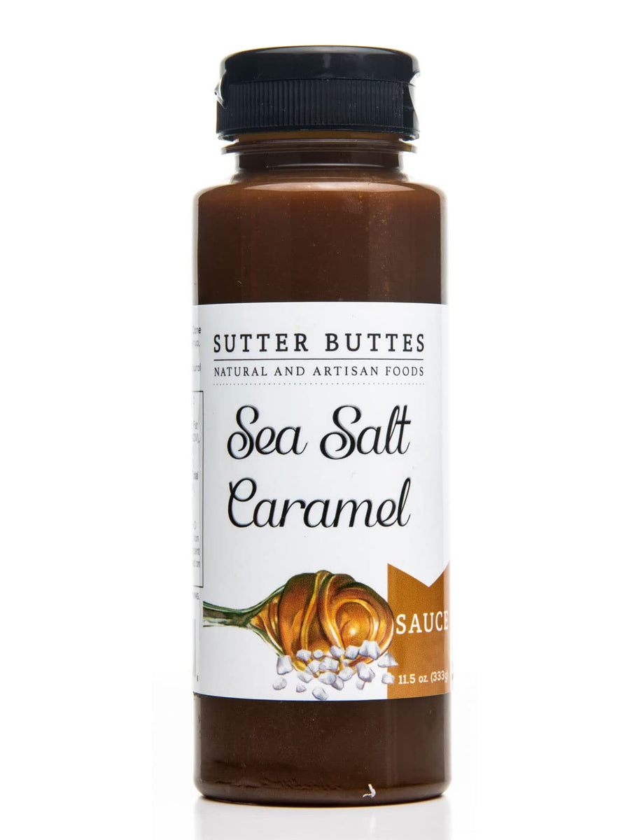 Sutter Buttes Sea Salt Caramel Dessert Sauce - 11.5 Ounce Bottle