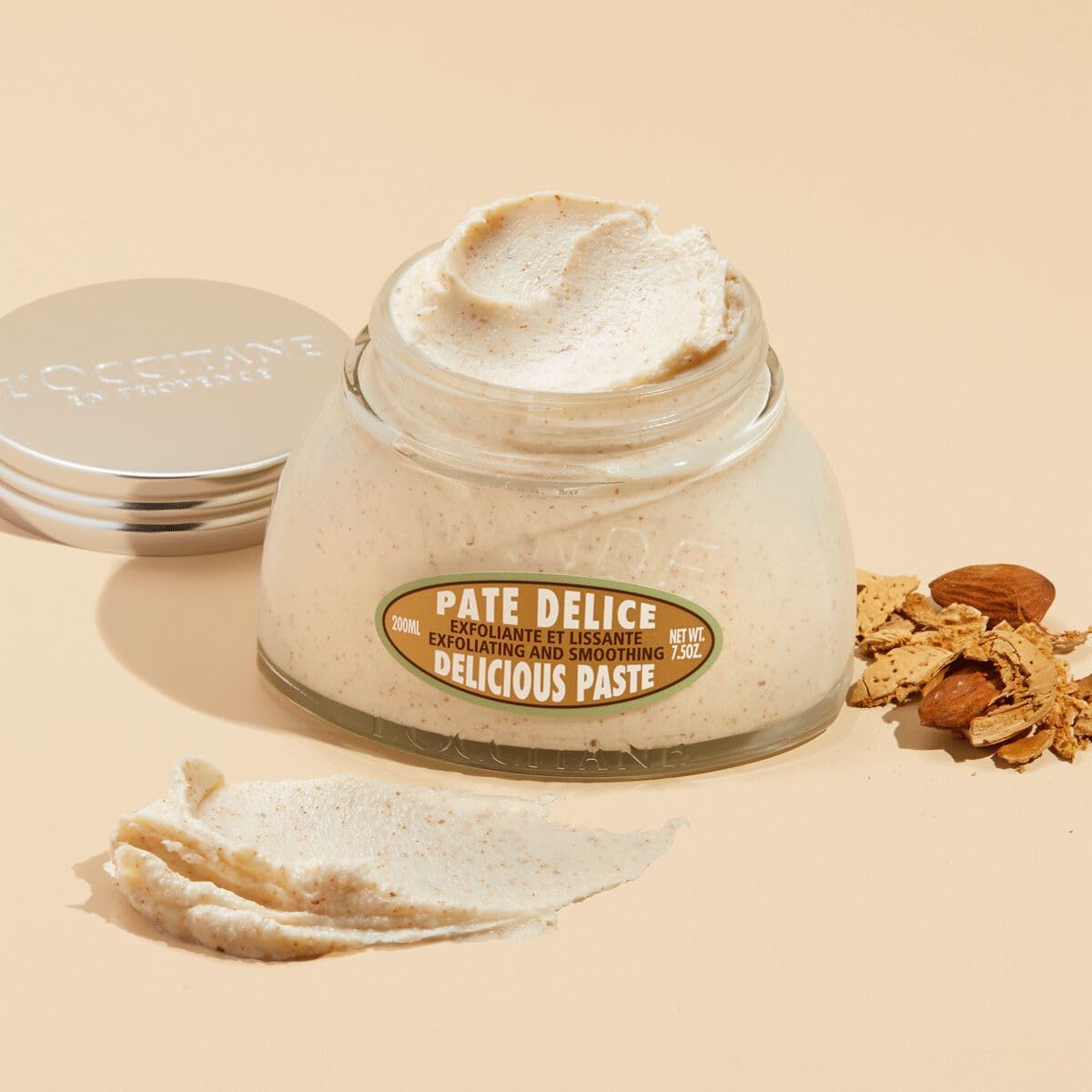 L'Occitane Exfoliating & Smoothing Almond Delicious Paste Body Scrub, 7 oz.