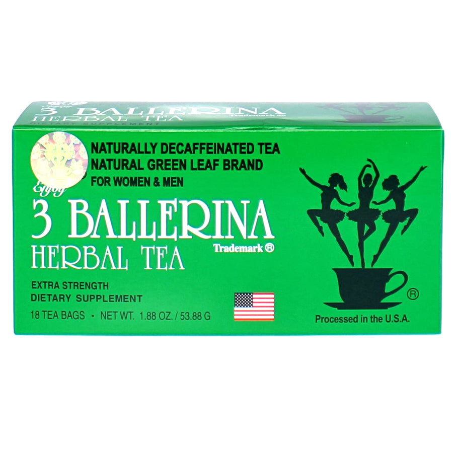 3 Ballerina Tea Dieters Drink, Extra Strength, 18-Count Tea Bags