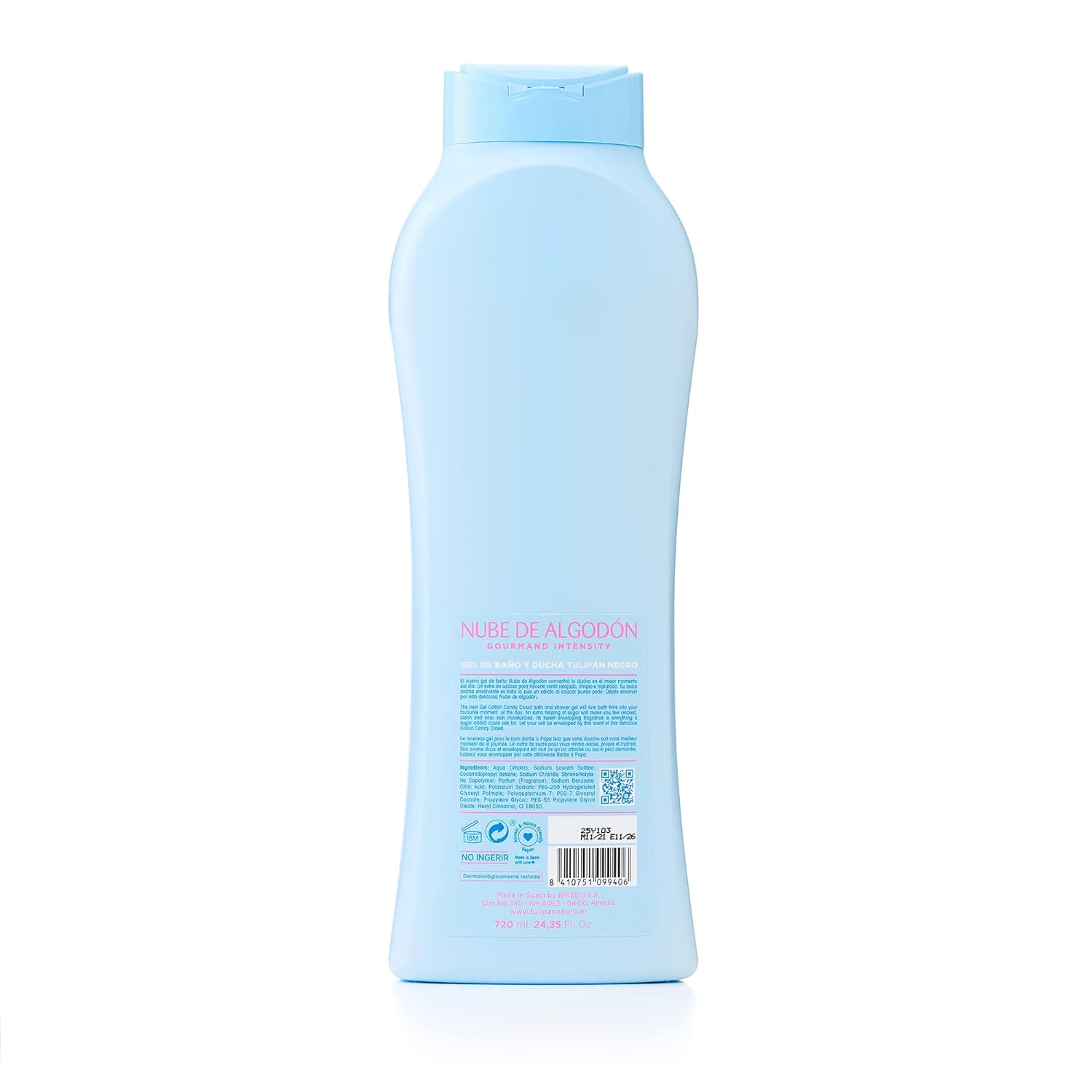 Tulipán Negro Gel de Baño Nube De Algodón 720 ml