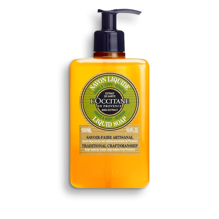 L'OCCITANE Shea Hands &-Body Liquid Soap: Refreshing Citrusy Aroma, Relaxing Lavender, Delicate Rose, Cleanse, Infused With Softening and Moisturizing Shea Extract, Artisanal Soap, Refills Available
