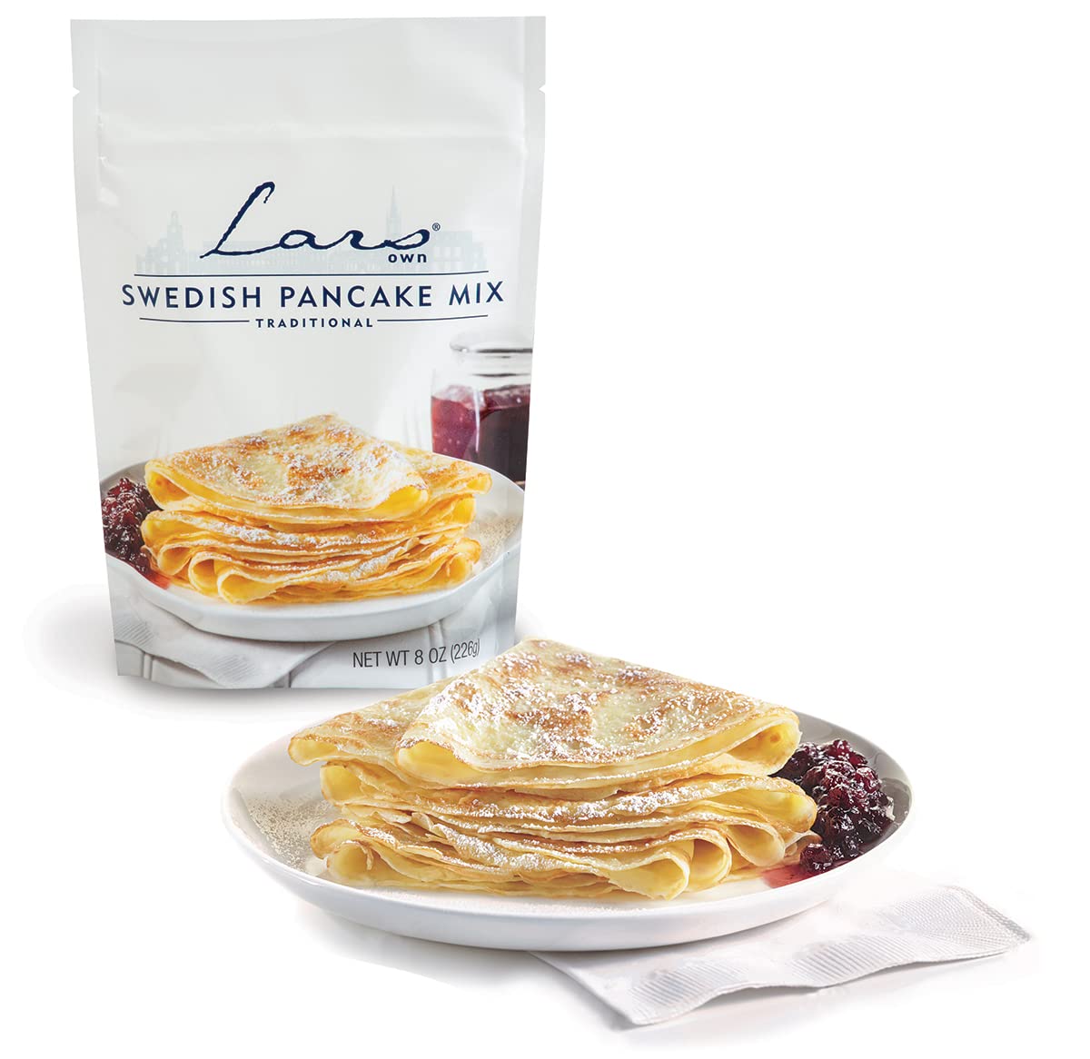 Lars Own, Traditional Swedish Pancake Mix, 8oz, 1 pack