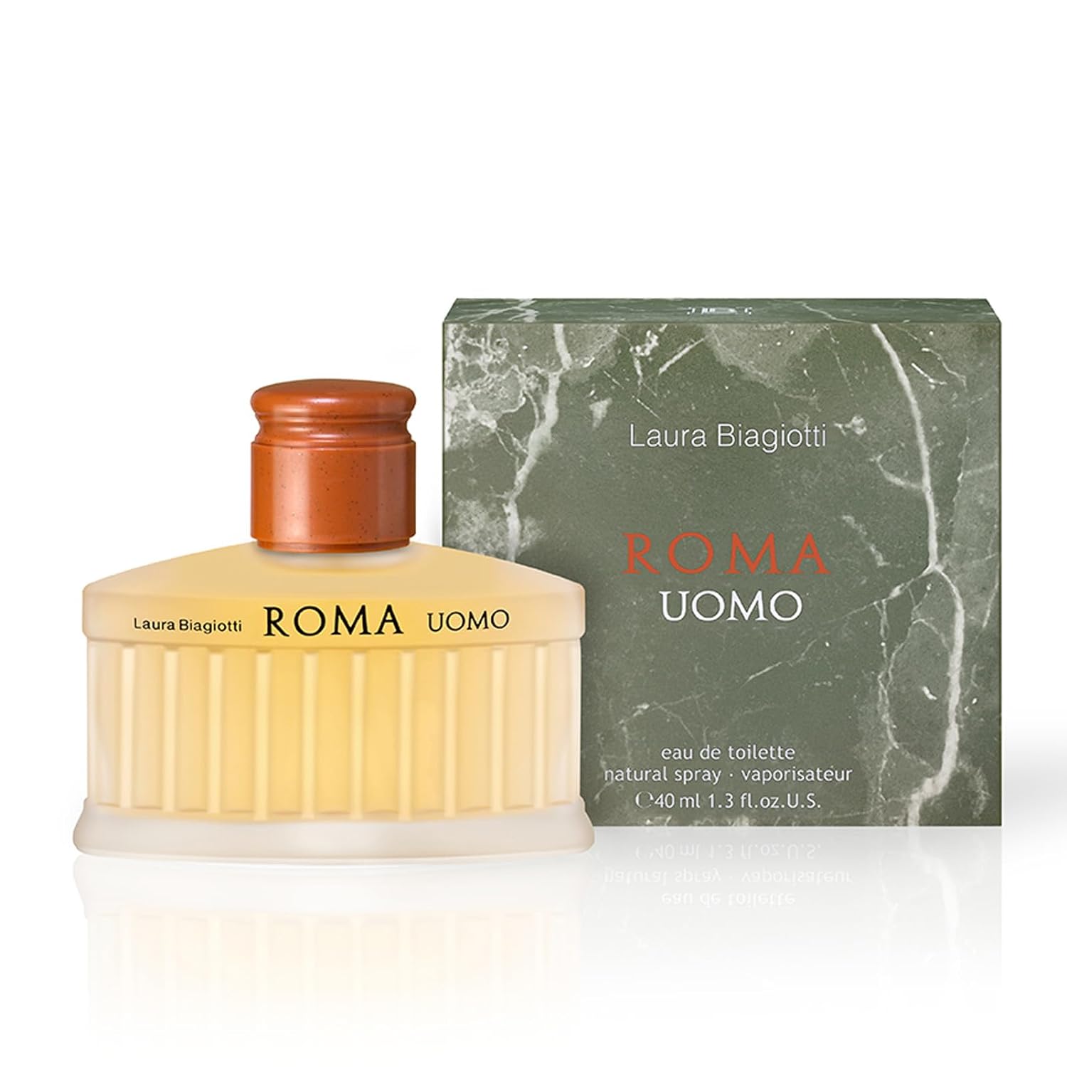 Roma for Men Classic and Elegant Scent - Opens with Grapefruit, Bergamot and Basil - Reveals Your Seductive and Masculine Side - Perfect for Date Night - 1.3 oz EDT Spray