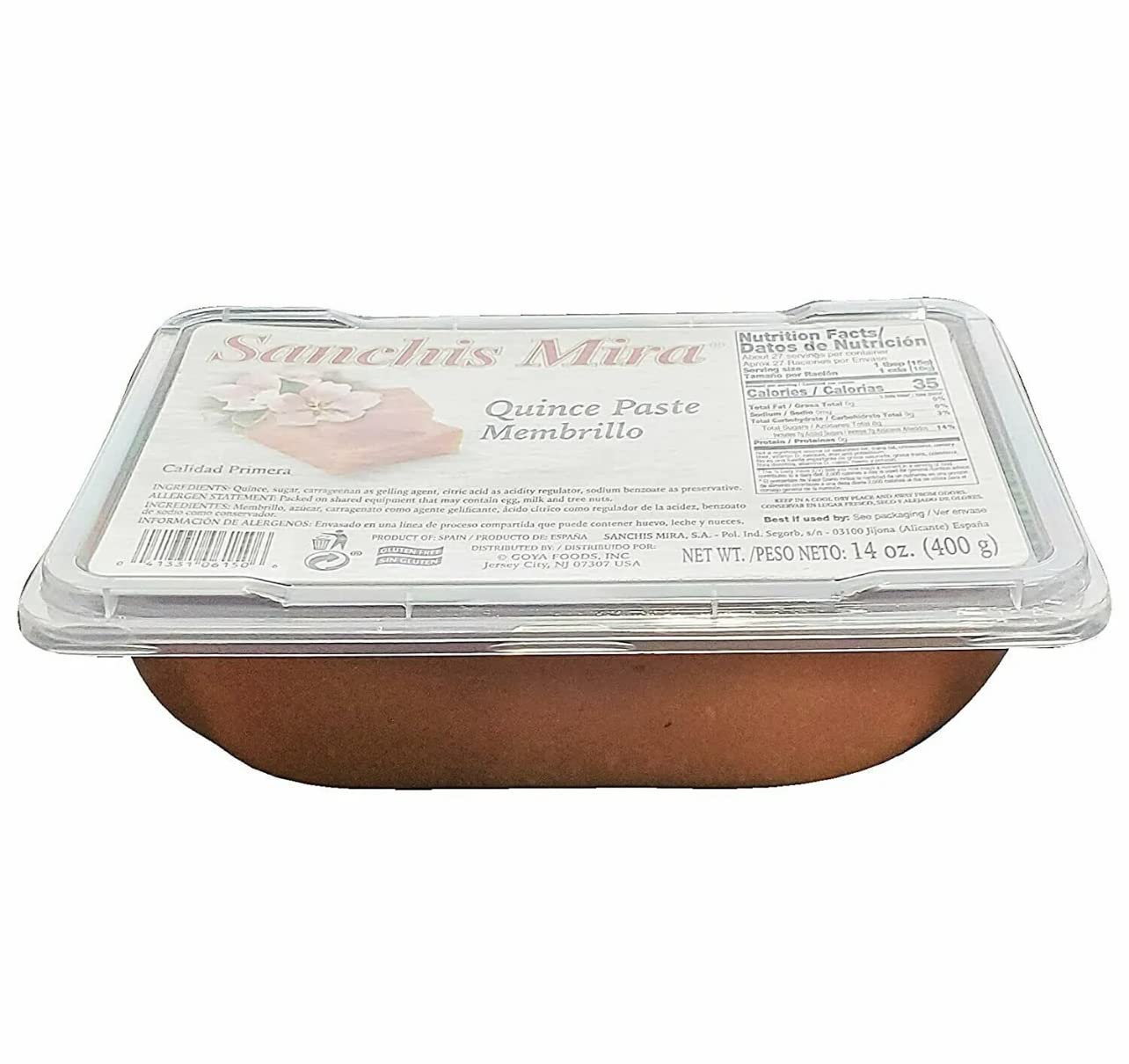 Membrillo (Quince Paste) Sanchis Mira - Product of Spain 14 oz