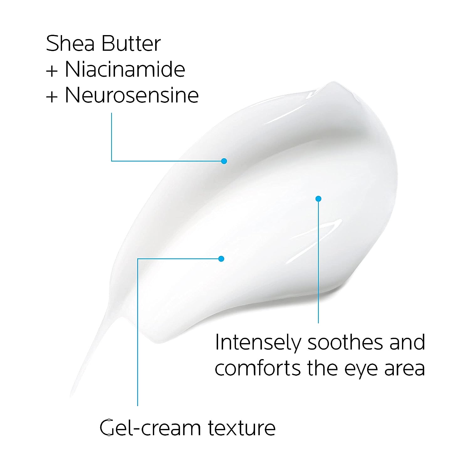 La Roche-Posay Toleriane Dermallergo Eye Cream Soothing Repair Moisturizer, Soothes and Comforts Sensitive Skin, Allergy Tested, Fragrance Free, Alcohol Free, Formerly Toleriane Ultra Eyes