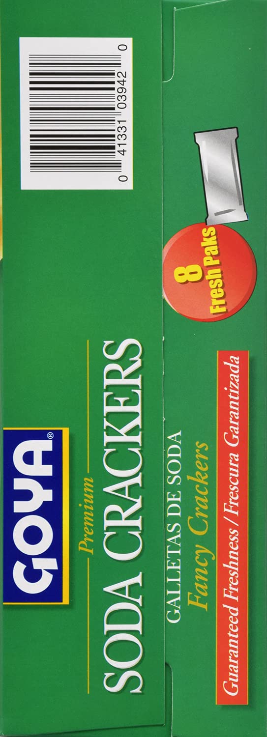 Goya Premium Soda Crackers, 8 Oz