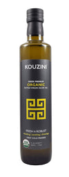 Kouzini Organic Greek Extra Virgin Olive Oil, First Cold Pressed, Single Origin, Family Owned Organic Extra Virgin Olive Oil, Cold Pressed EVOO for Cooking, Salad Dressings & more, 500ml