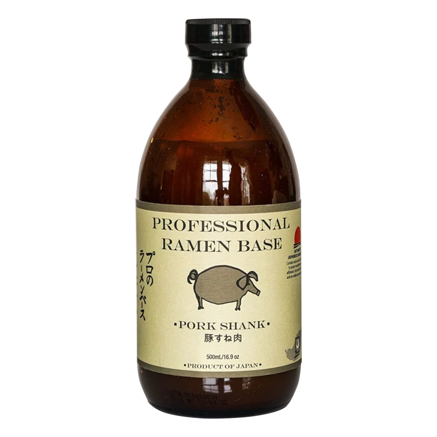 Tsuki Pork Shank Professional Ramen Base (500 ml) - Authentic Japanese Ramen Base for Instant Noodles, Soup & Broth - Gourmet Umami Seasoning with Pork Extracts, Soy Sauce & Spices for Asian Recipes