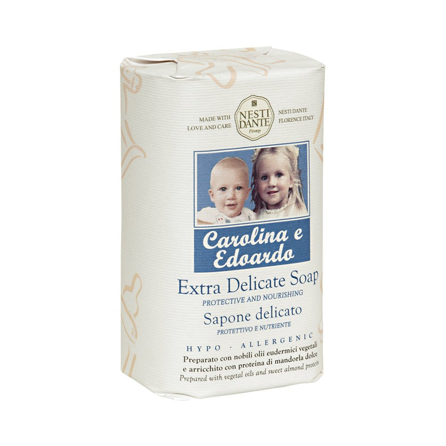 Nesti Dante Carolina and Edoardo Extra Delicate Soap, Protective and Nourishing, 8.8 Ounce