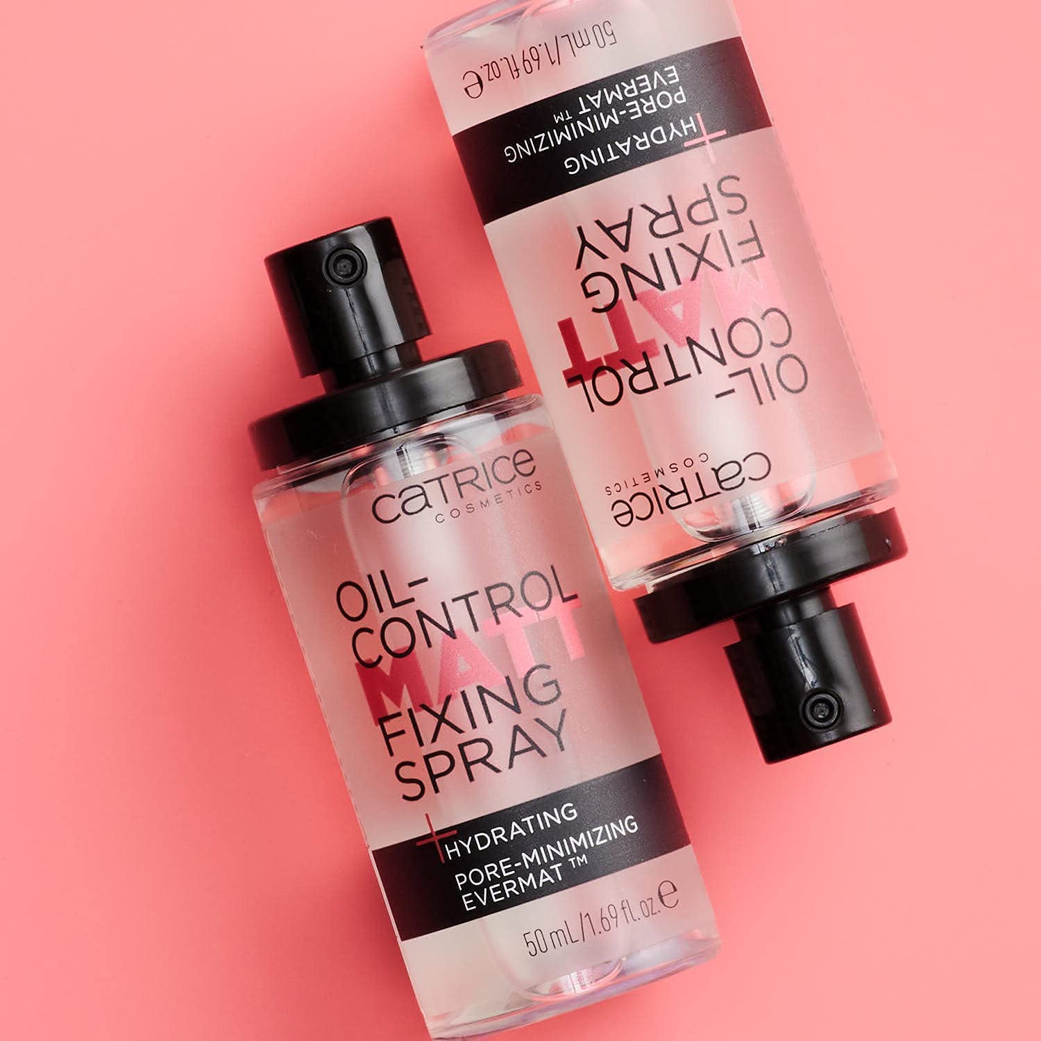 Catrice | Oil Control Matt Fixing Spray | Minimizes Visibility of Pores | Sets Makeup for 18 hours | Mattifying | Vegan & Cruelty Free