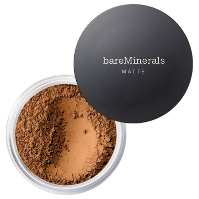 bareMinerals Original Matte Loose Mineral Foundation SPF 15, Powder Foundation Makeup, Buildable Coverage, Reduces Shine, Talc Free Foundation, Vegan