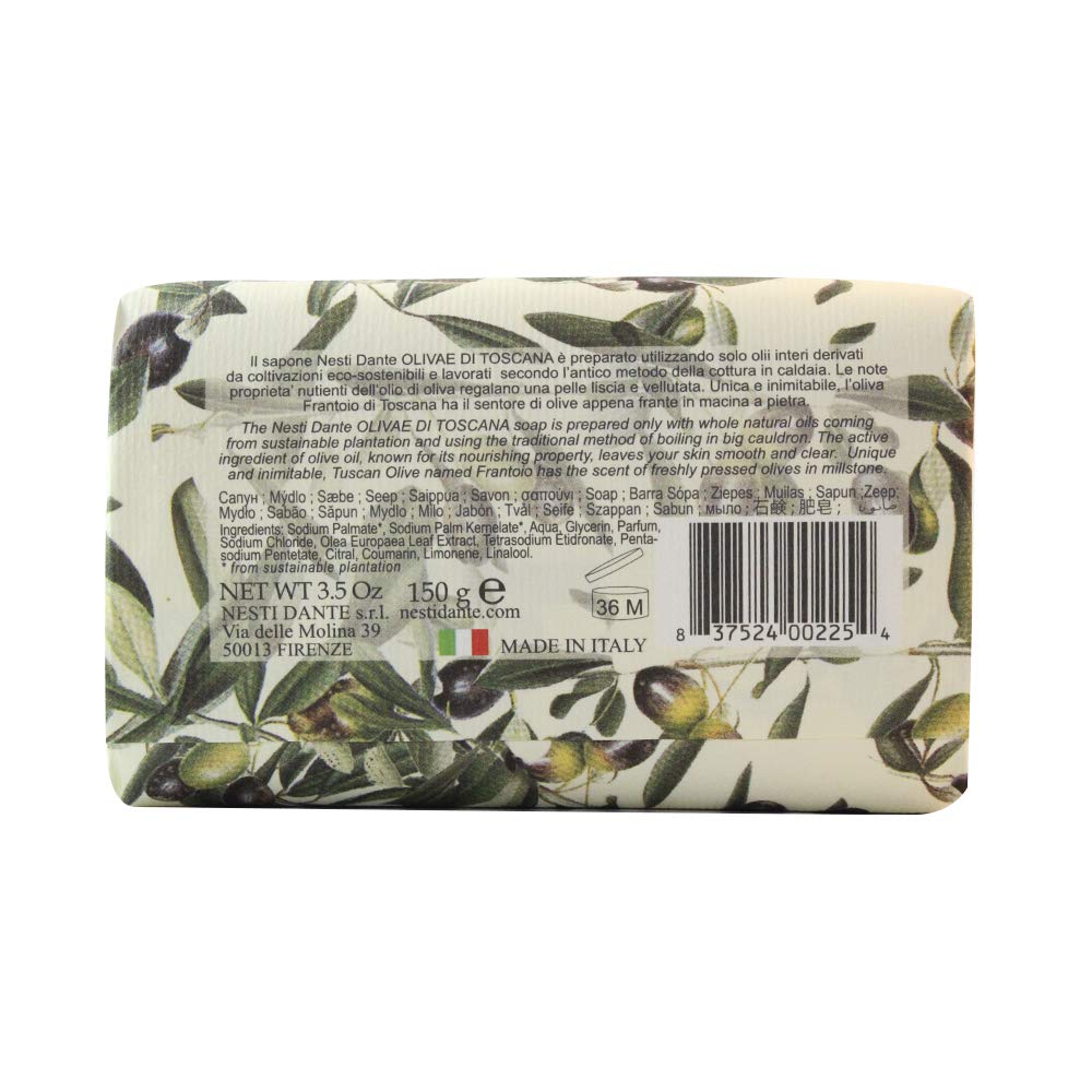 Nesti Dante Natural Soap With Italian Olive Leaf Extract - Olivae Di Toscana 150g/3.5oz
