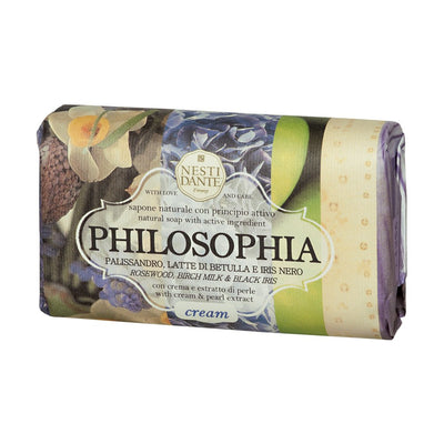 Nesti Dante Philosophia Natural Soap, Cream/Rosewood/Birch Milk and Black Iris With Cream and Pearl Extract, 8.8 Ounce