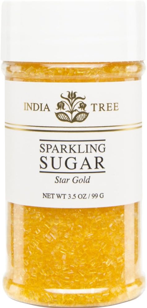 India Tree Star Gold Sugar Sprinkles 10213