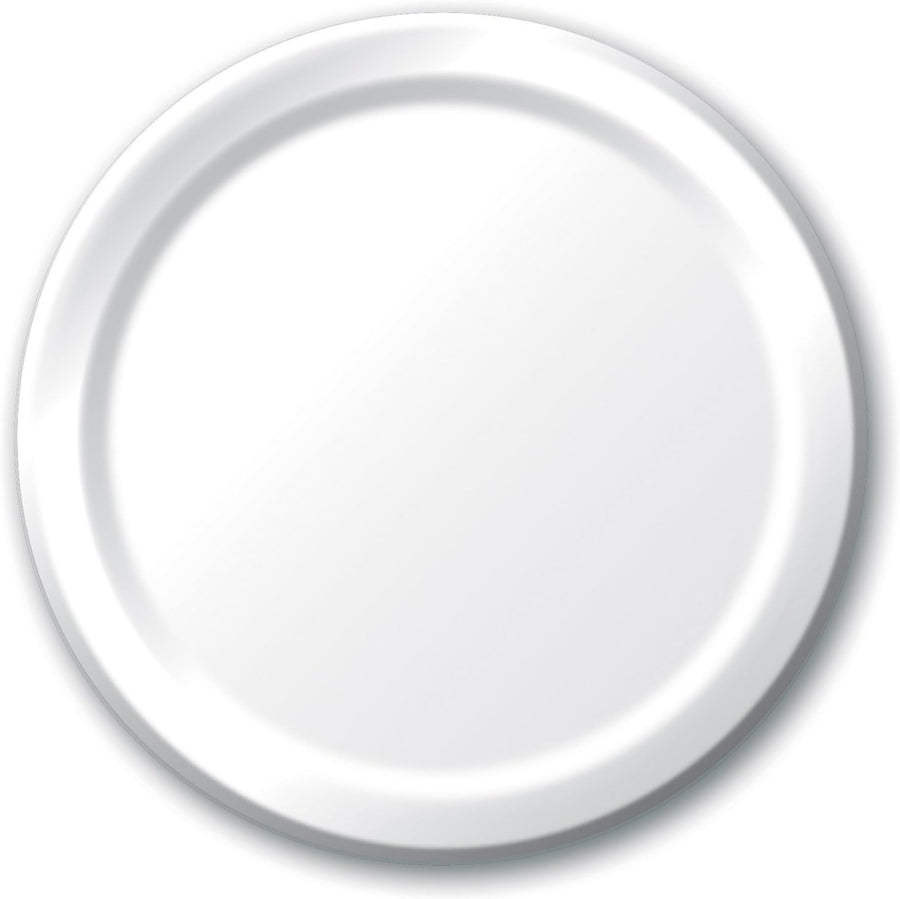Creative Converting 79000B 6.75" White Lunch Paper Plates 24 Count