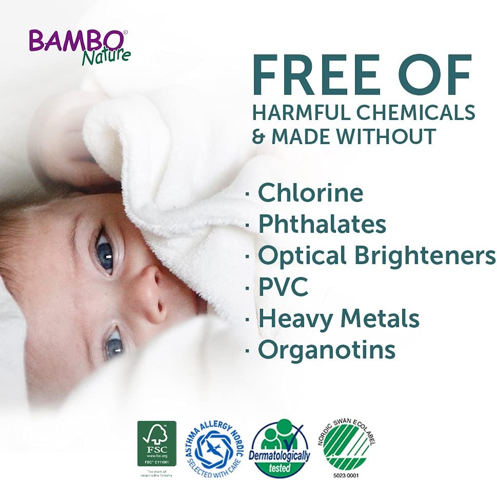 Bambo Nature Premium Dreamy Night Pants: Girls 4-7 years, 10 Count