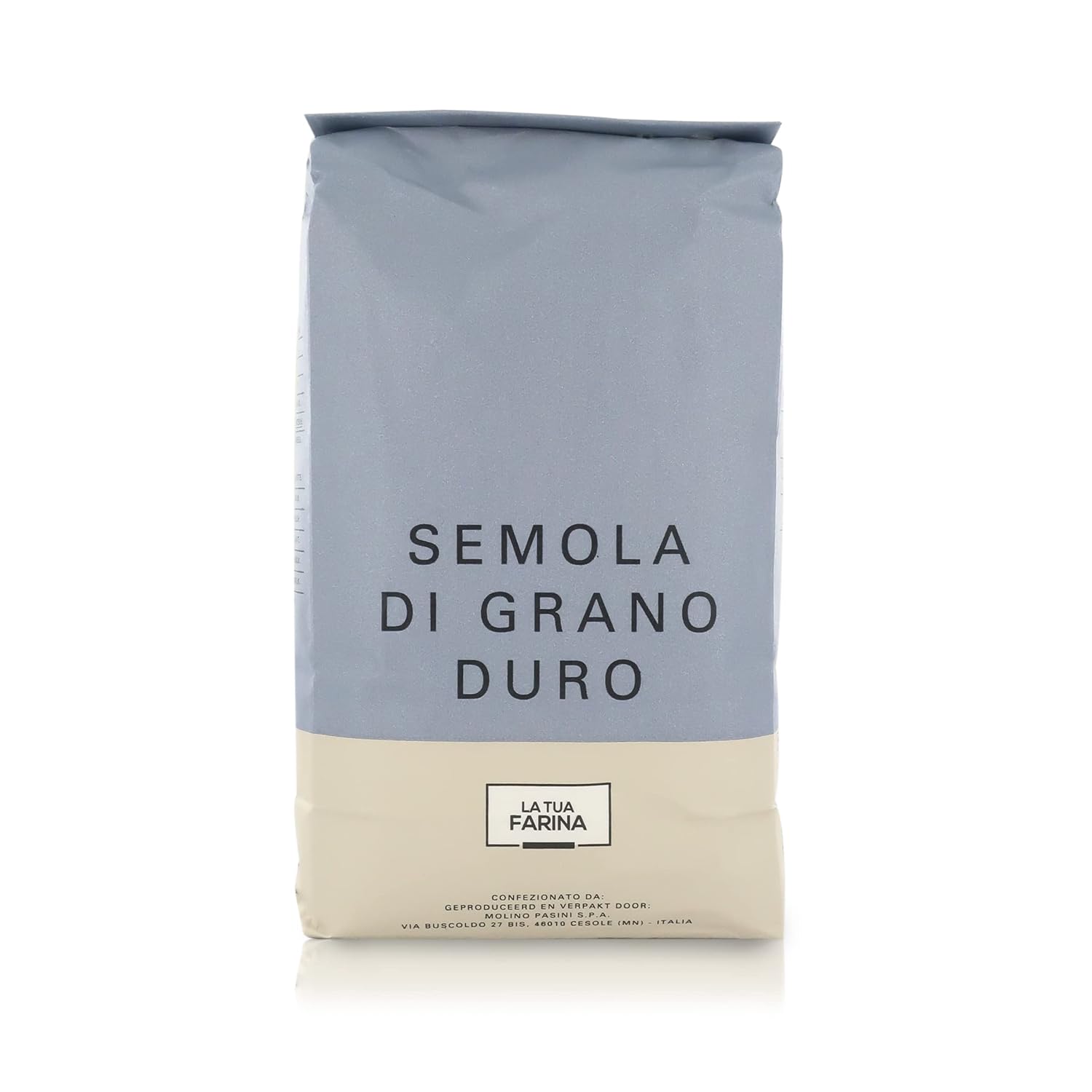 Molino Pasini Durum Semola Flour for Homemade Pasta, 1 Kg / 2.20 Lb