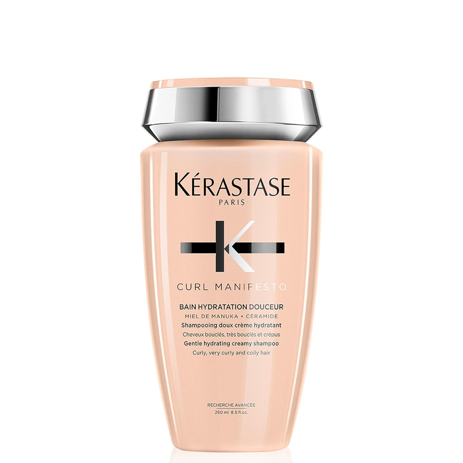 KERASTASE Curl Manifesto Hydratation Douceur Shampoo | Removes Build Up & Hydrates Curls | Softens & Reduces Frizz | For All Wavy, Curly, Very Curly & Coily Hair