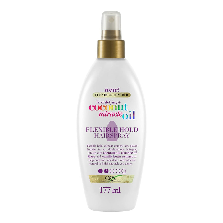 OGX Coconut Miracle Oil Flexible Hold Hairspray 6.0 Fl Oz