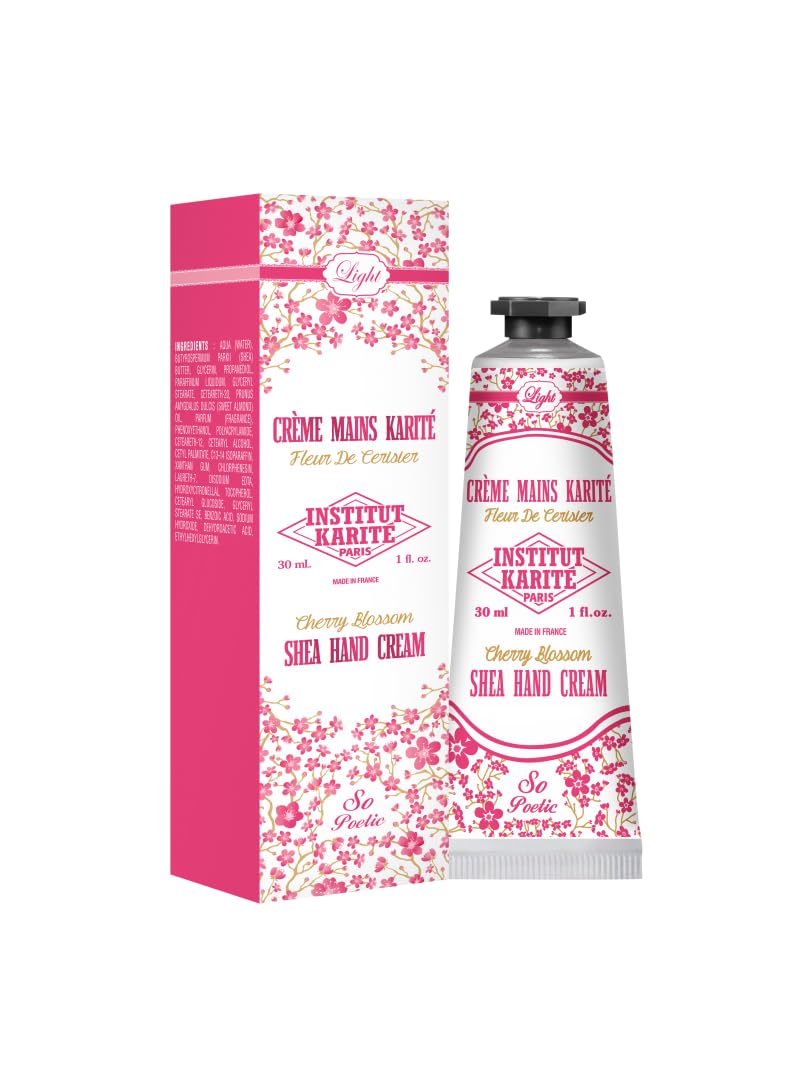 Cherry Blossom Shea Butter Hand Cream30ml | Notes of Cherry Blossom Light Nourishing Hand Cream