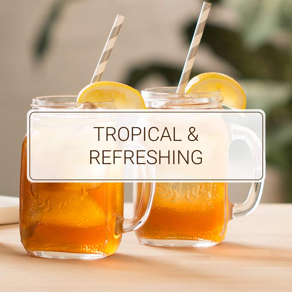 Monin - Mango Purée, Tropical and Sweet Mango Flavor, Natural Flavors, Great for Teas, Lemonades, Smoothies, and Cocktails, Non-GMO, Vegan, Gluten-Free (1 Liter)