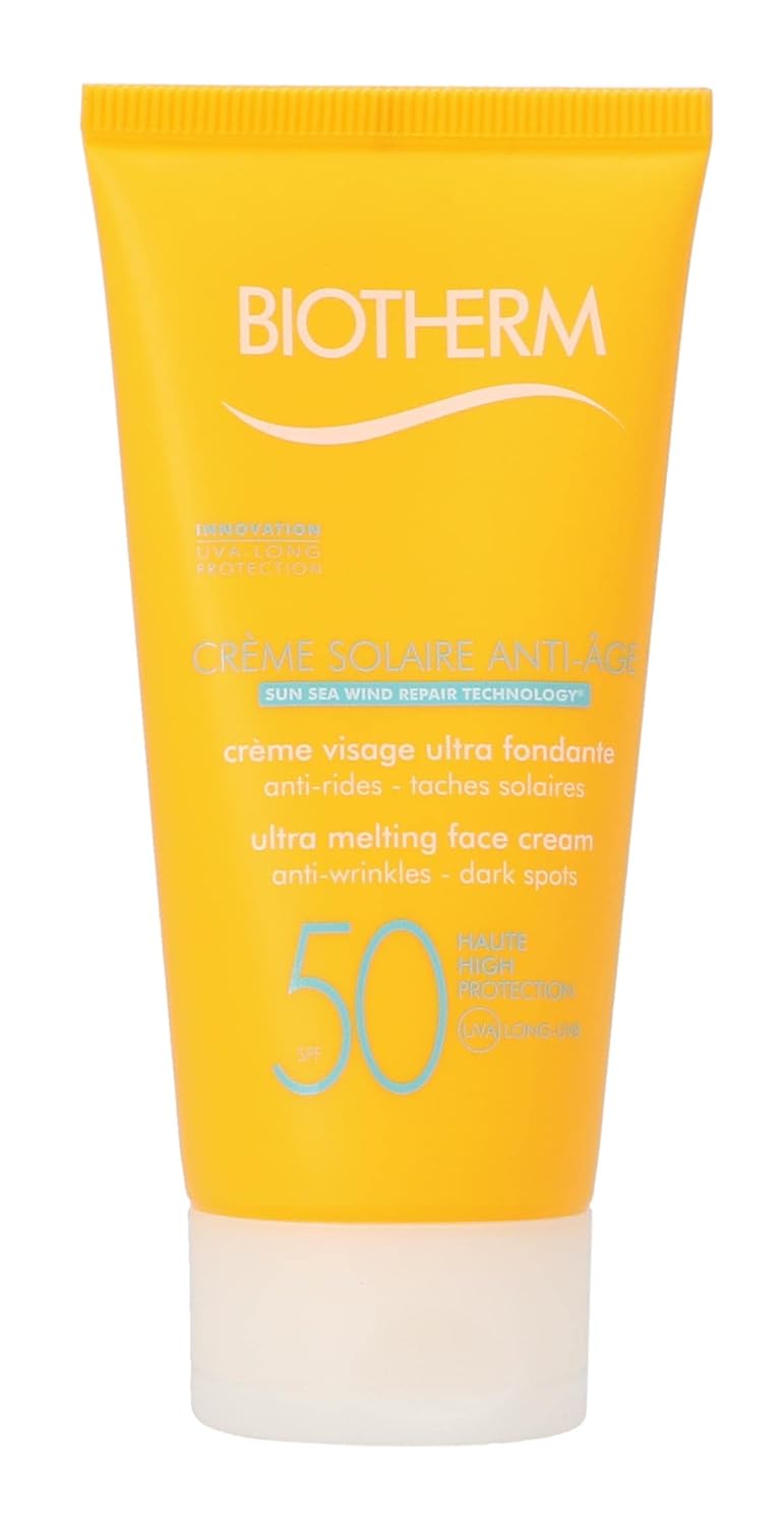 Biotherm Creme Solaire, SPF 50 UVA/UVB Melting Face Cream, 1.69 Ounce