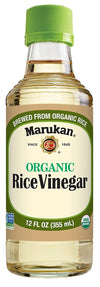 Marukan Organic Unseasoned Rice Vinegar, 12 Ounce Glass Bottle (Pack of 1)