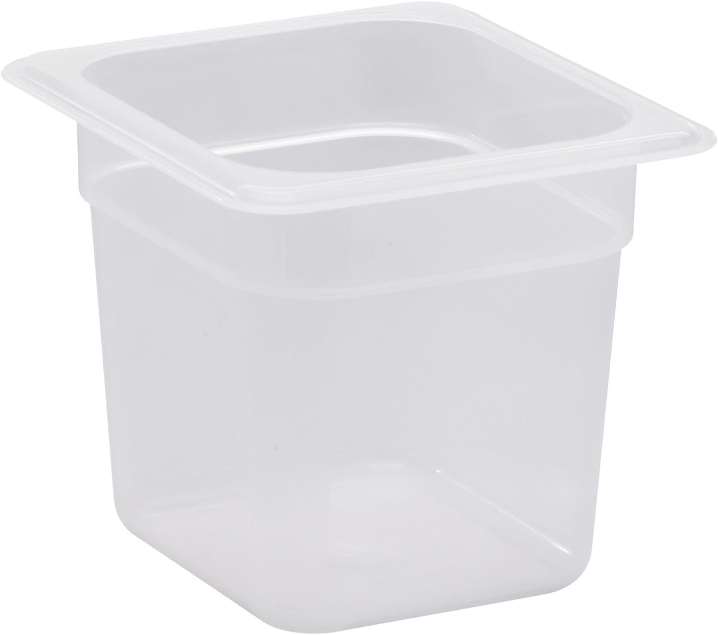 Food Pan 1/6 X 6" Polypropylene Translucent
