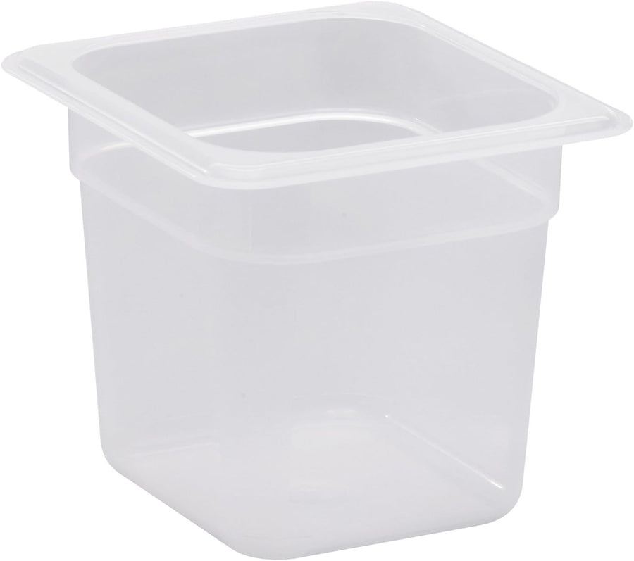 Food Pan 1/6 X 6" Polypropylene Translucent