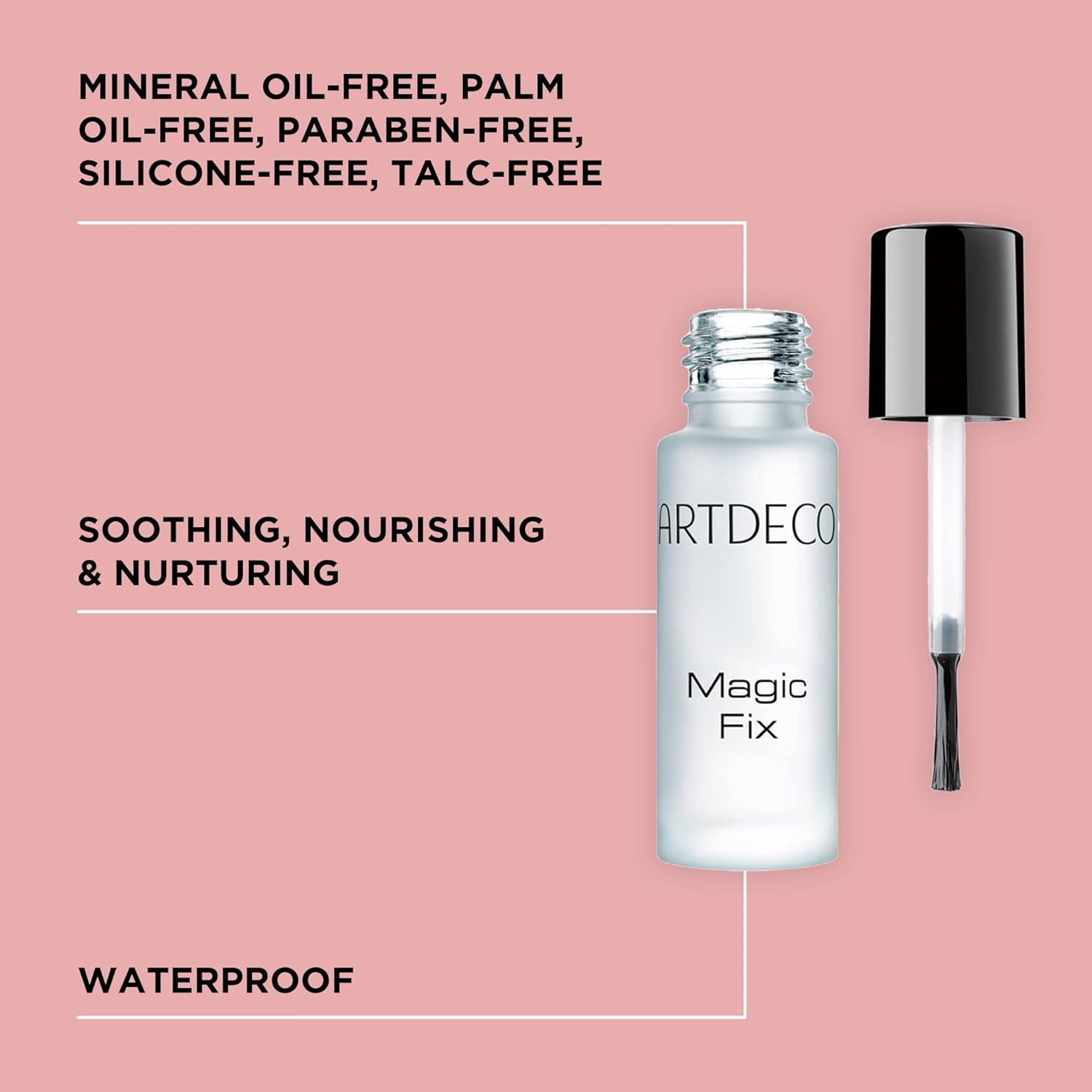 ARTDECO MAGIC FIX – lipstick sealer for kiss-proof lips - long-lasting & waterproof - lip care & lip moisturizer - lip gloss with floral scent & woody notes - lip makeup - lip care - 0.16 Fl Oz