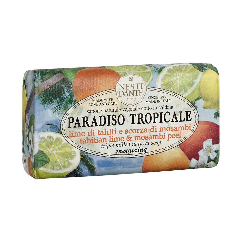 Nesti Dante Nesti dante paradiso tropicale triple milled natural soap - tahitian lime and mosambi peel, 8.8oz, 8.8 Ounce