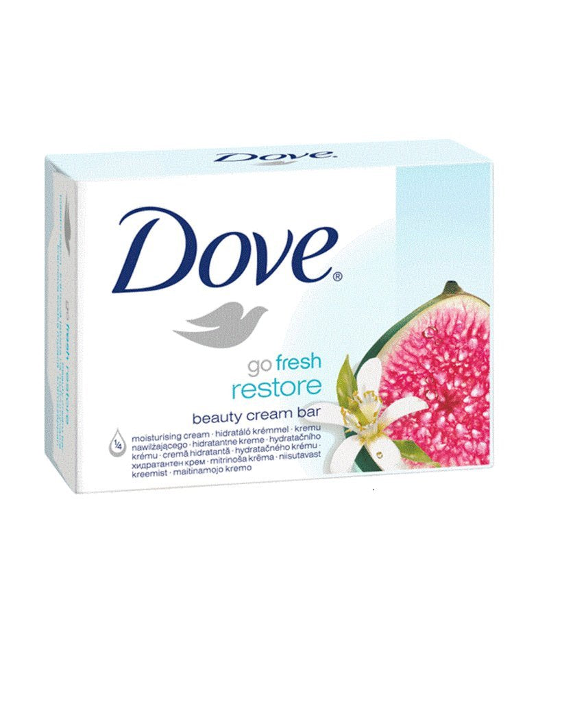 Dove Go Fresh Restore Beauty Cream Bar Soaps (135 Gms3 Bars) With Ayur Face Wash