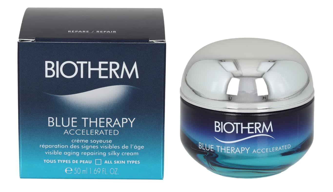 Biotherm Blue Therapy Accelerated Visible Aging Repairing Silky Cream, 1.69 Ounce