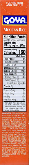 Goya Mexican Rice Mix, Chicken Flavor, 7 Ounce