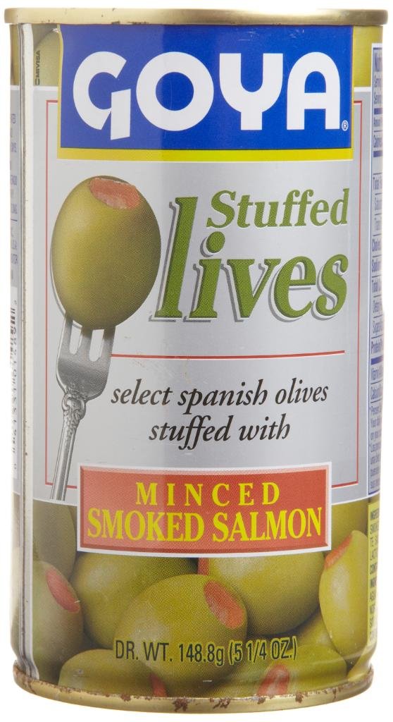 Goya Manzanilla Olives Stuffed With Salmon 5.25 Onces