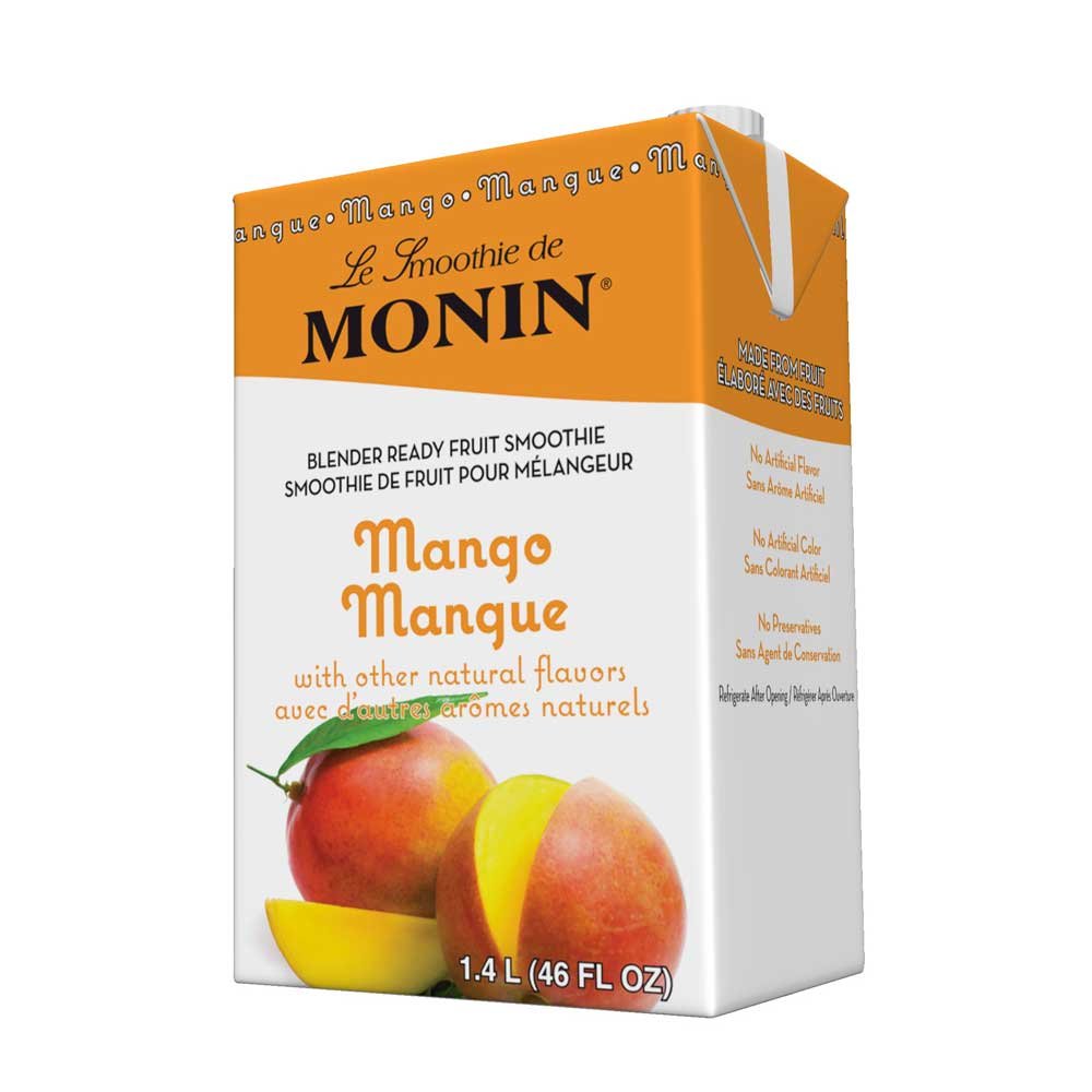 Monin Blender Ready Mango Fruit Smoothie Mix, 46 Ounce