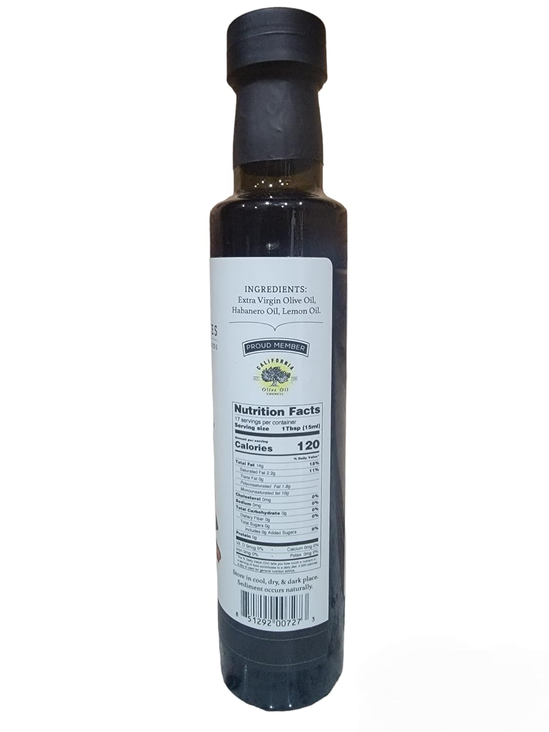 SUTTER BUTTES CITRUS HABANERO INFUSED OLIVE OIL 8.5 FL. OZ.