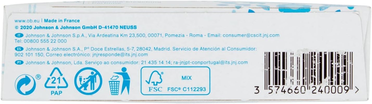 O.B. ProComfort Normal Tampons 16 Pack 16 Units 50 g