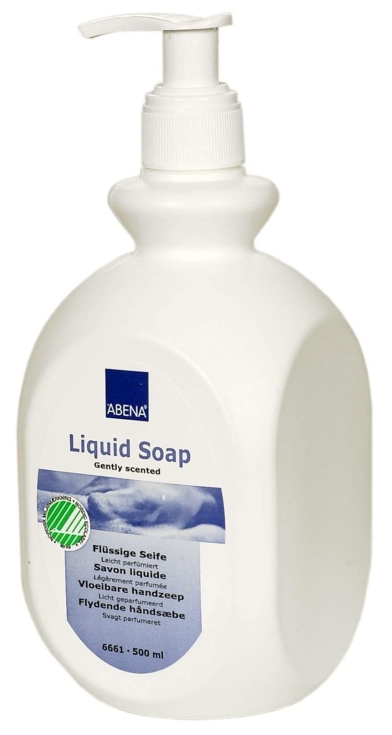 Abena Liquid Hand Soap, Gently Scented, 500 ml, 12 Count (12 Packs of 1)