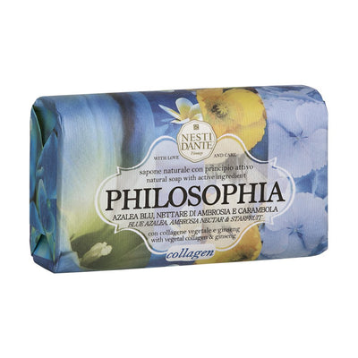 Nesti Dante Philosophia Natural Soap, Collagen/Blue Azalea/Ambrosia Nectar and Starfruit With Vegetal Collagen and Ginseng, 8.8 Ounce