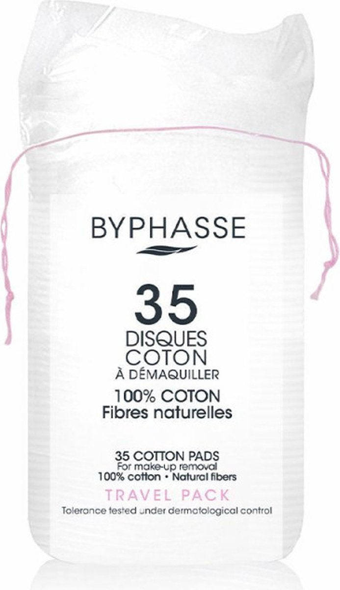Byphasse, Cotton Wool Pads Make Up Remover, 35 Pcs