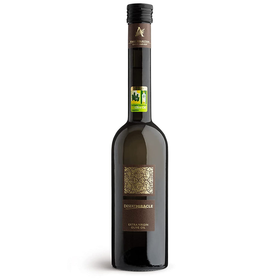 Desert Miracle Cold Pressed Polyphenol Rich Moroccan Olive Oil | Organic Extra Virgin Olive Oil with High Polyphenols | First Cold Pressed EVOO From Morocco | 500 milliliter