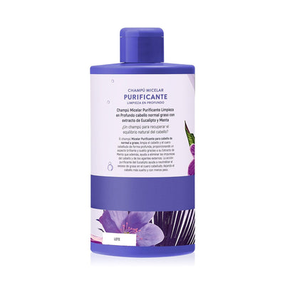 Tulipan Negro Purifying Micellar Shampoo With Mint extract And Eucalyptus 13,50 Fl Oz