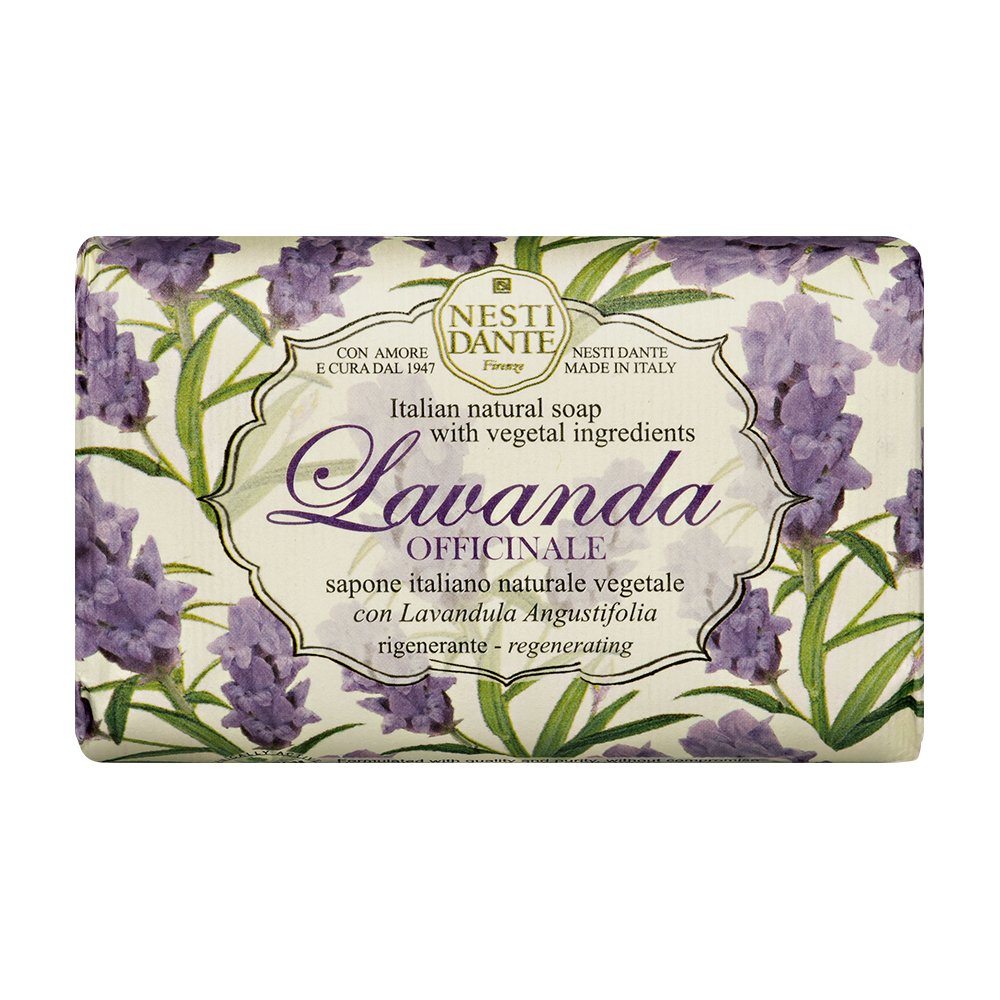 Nesti Dante Lavanda Natural Soap, Officinale, Regenerating, 5.29 Ounce
