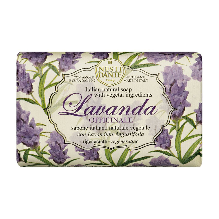 Nesti Dante Lavanda Natural Soap, Officinale, Regenerating, 5.29 Ounce