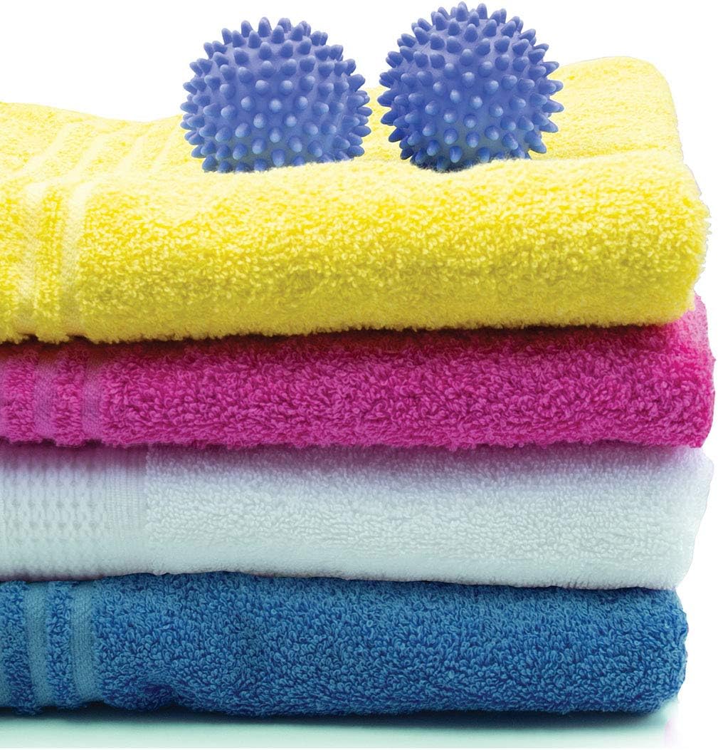 Clorox Reusable Dryer Balls for Laundry – Pack of 2 | Fabric Softener Alternative Anti, Reduces Wrinkles, Clothing Static Cling, and Drying Time, Blue