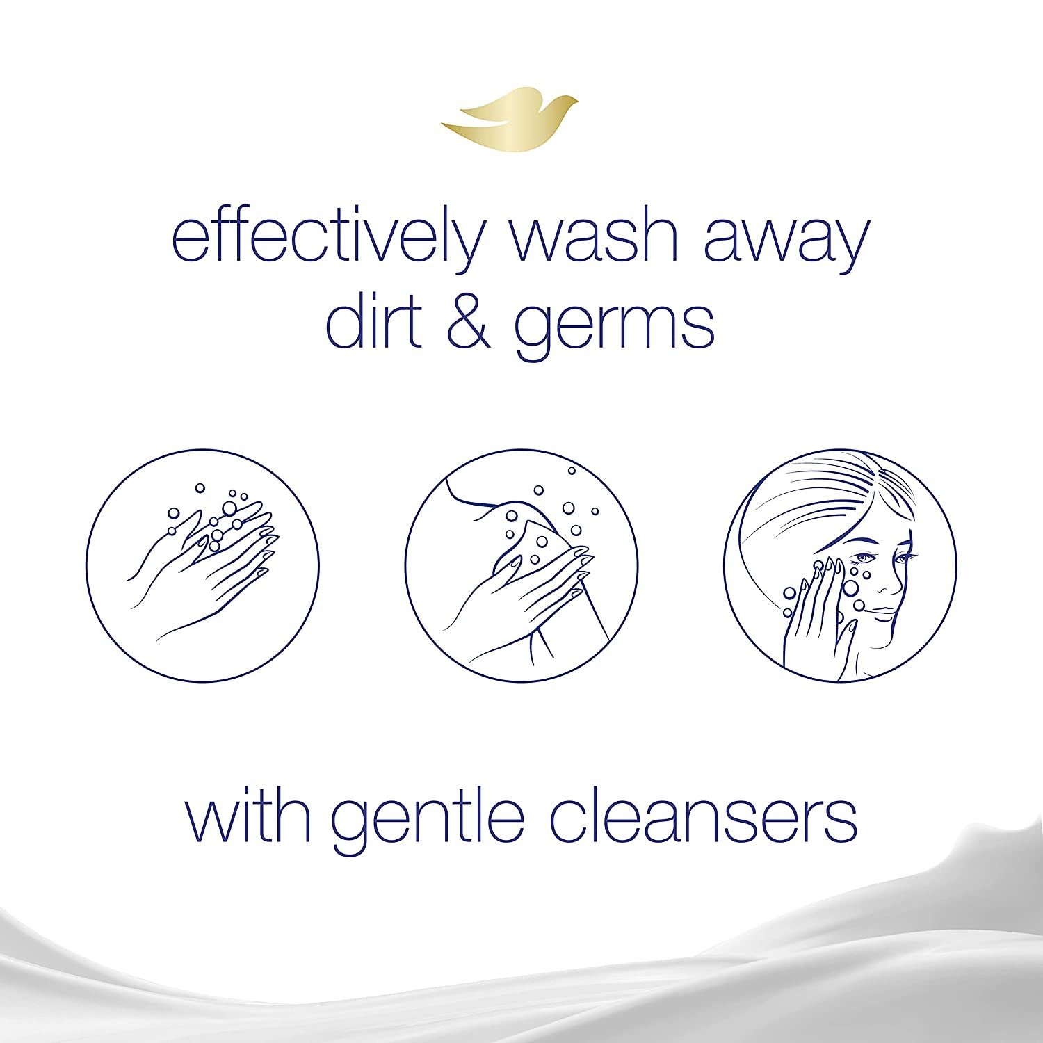 Dove Beauty Bar Gentle Skin Cleanser For Softer and Smoother Skin Rejuvenating More Moisturizing Than Bar Soap, 3.75 Ounce