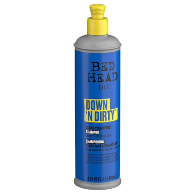 TIGI Bed Head Down N' Dirty Clarifying Detox Shampoo for cleansing 13.53 fl oz