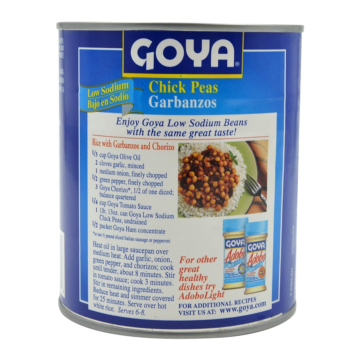 Goya Chick Peas, Low Sodium, 29 Ounce
