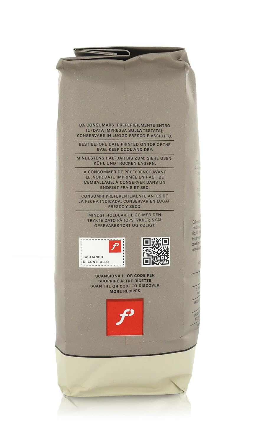 Molino Pasini "Primitiva" Wholemeal Flour, Flour Obtained by Whole Grinding, 1 Kg / 2.20 Lb